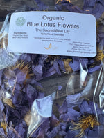 Load image into Gallery viewer, Organic Blue Lotus Flowers image 1