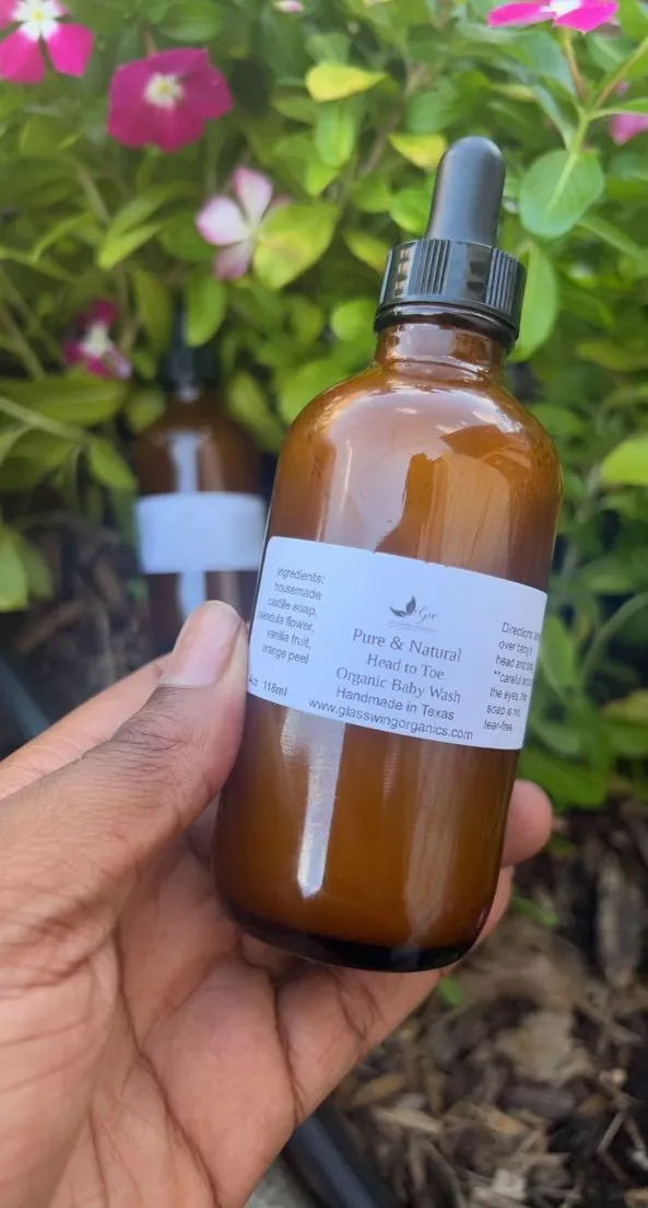 PURE & NATURAL | HEAD TO TOE ORGANIC BABY WASH image 0