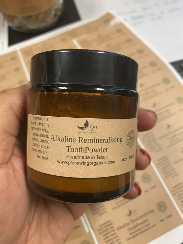 ALKALINE REMINERALIZING TOOTHPOWDER image 0