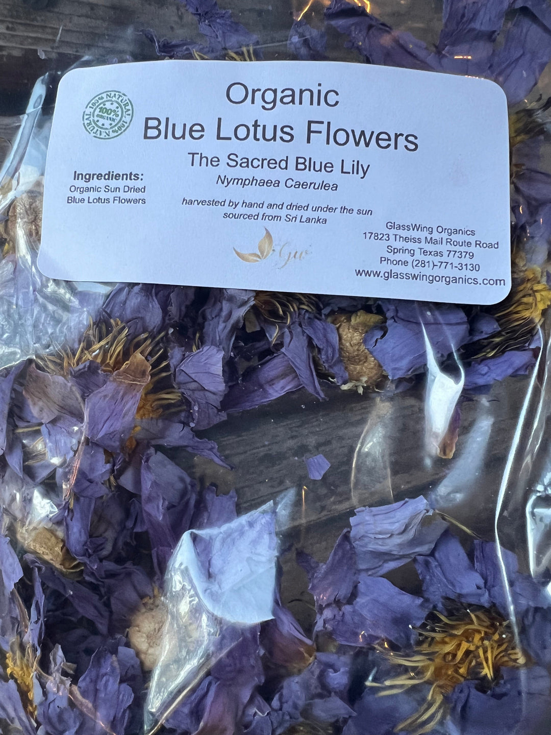 Organic Blue Lotus Flowers image 1