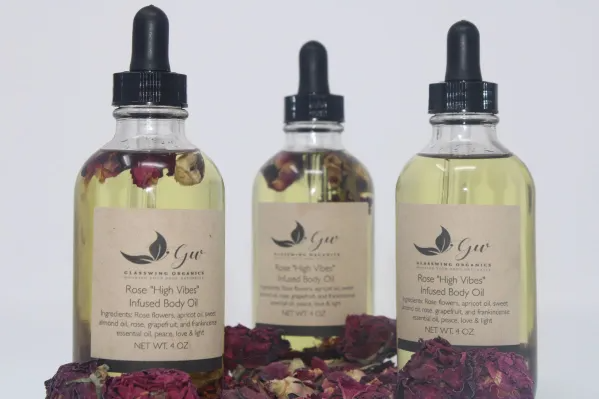 ROSE HIGH VIBES INFUSED BODY OIL