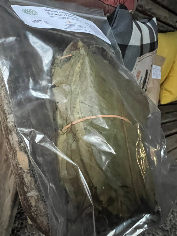 Organic Whole Jamaican Soursop Leaves image 1