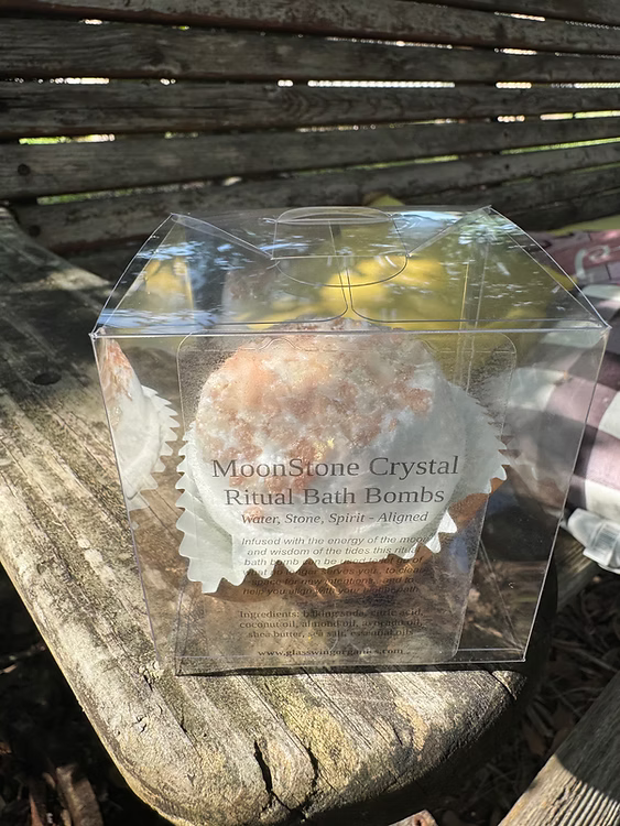 Moonstone Crystal | Ritual Bath Bomb
