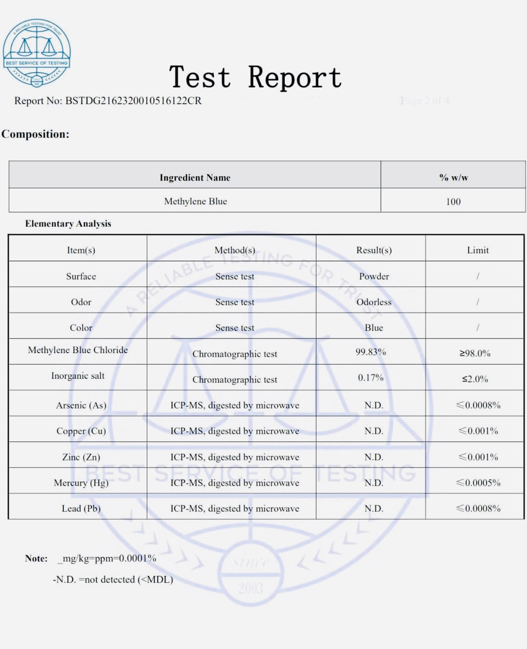 Methylene Blue  image 2