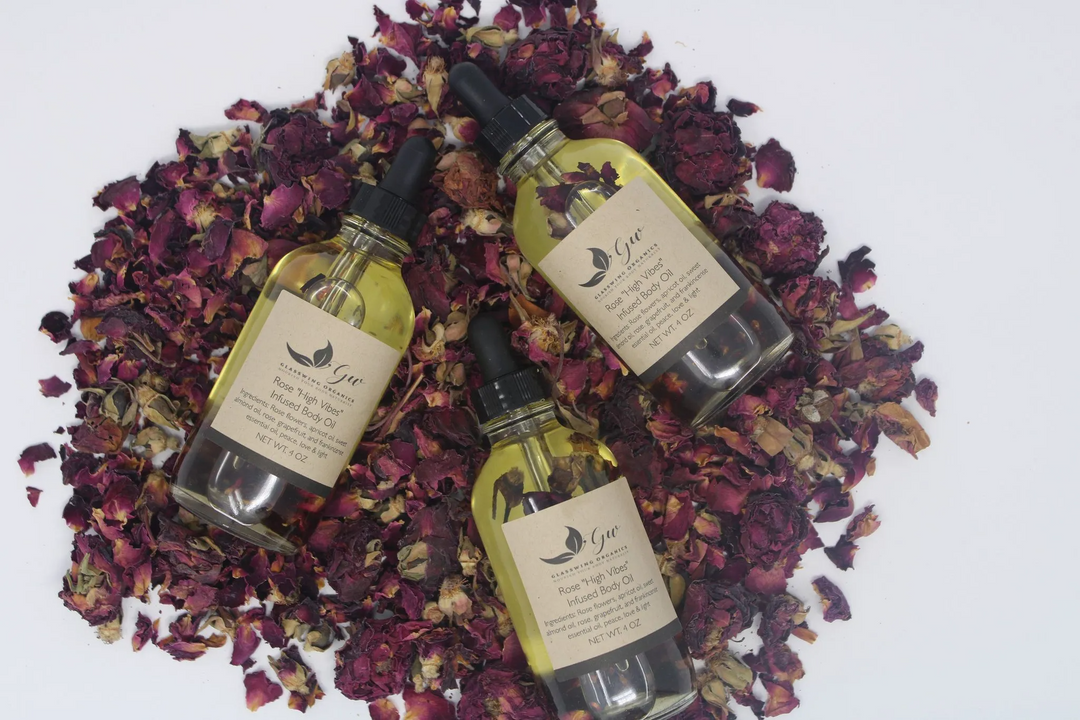 ROSE HIGH VIBES INFUSED BODY OIL image 1