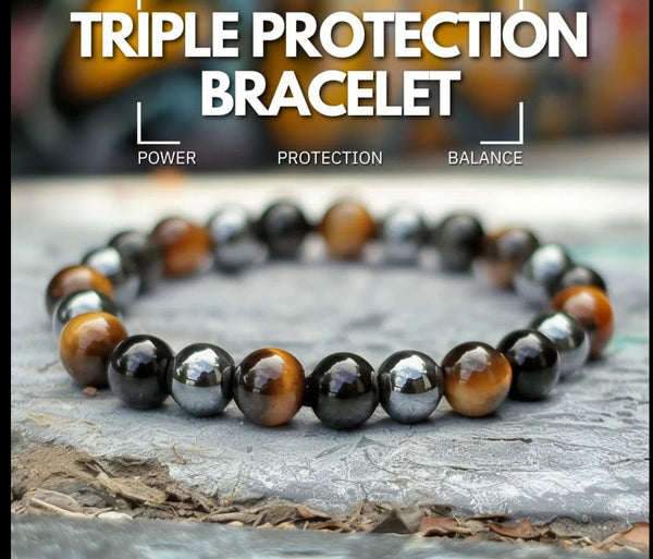 TRIPLE PROTECTION CRYSTAL BRACELET image 0