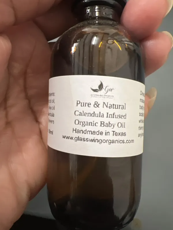 PURE & NATURAL | CALENDULA INFUSED BABY OIL image 0