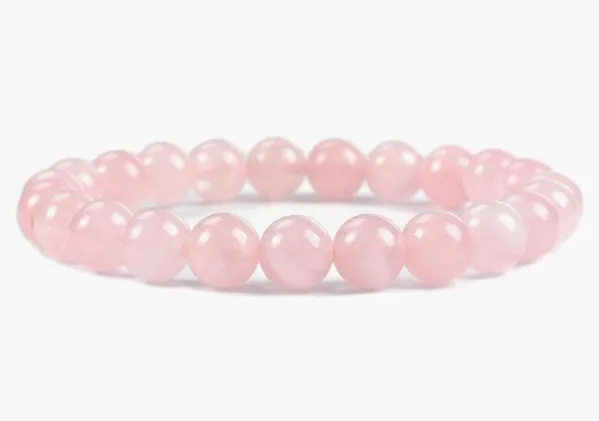 AUTHENTIC ROSE QUARTZ CRYSTAL BRACELET image 0