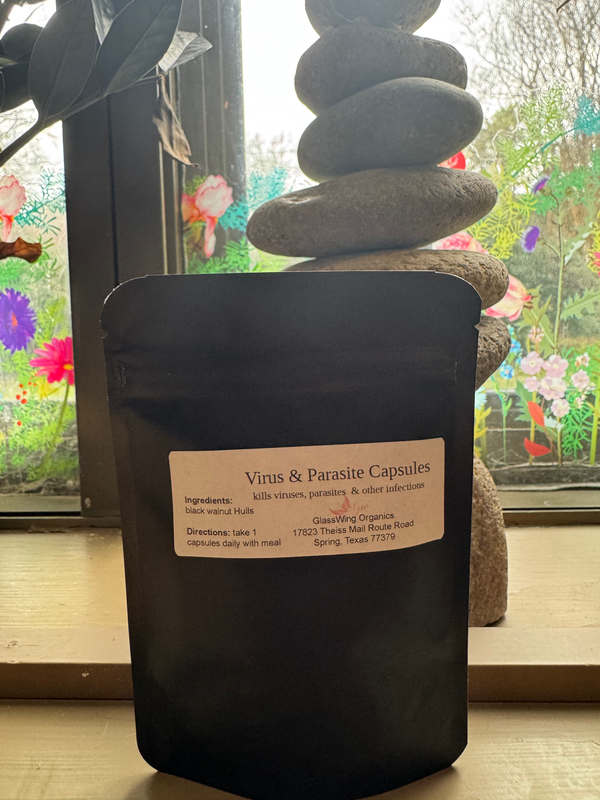 Black Walnut Hull Capsules (for virus & parasites) image 0