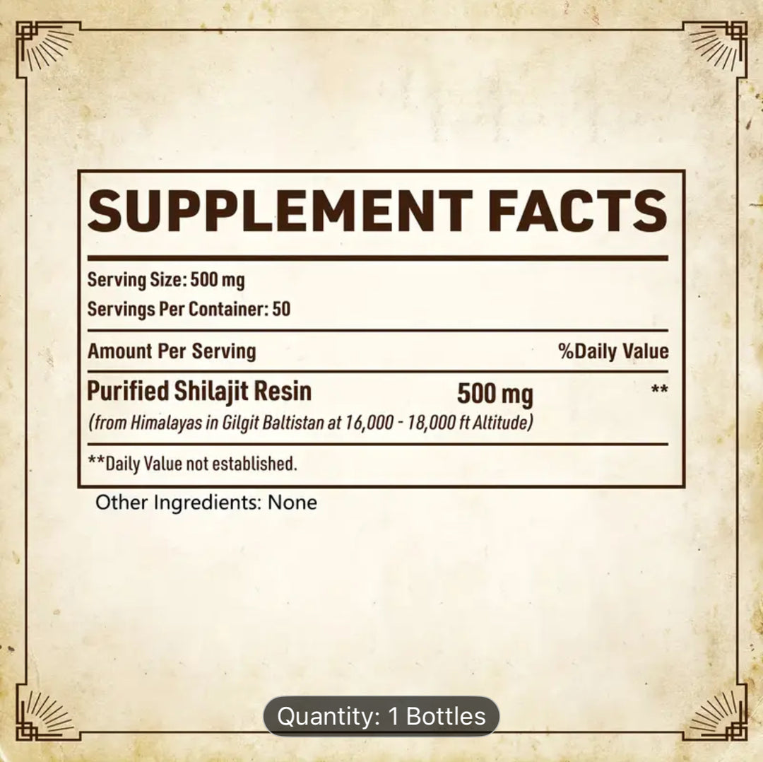 Pure Shilajit Resin| Himalayan Mineral Nectar