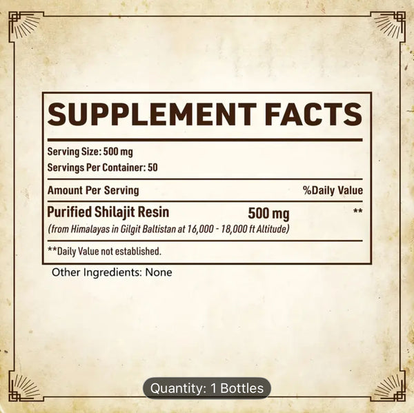 Pure Shilajit Resin| Himalayan Mineral Nectar