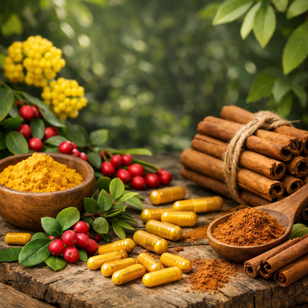 Organic Berberine and Ceylon Cinnamon Capsules