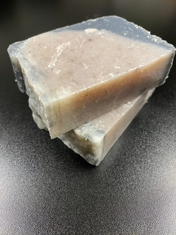 PURE COCONUT OIL EXFOLIATING SOAP BAR | HIS SOAP image 0