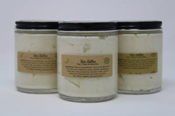 HER BUTTER: HIPS, THIGHS & BUTTERFLIES WHIPPED BODY BUTTER image 0