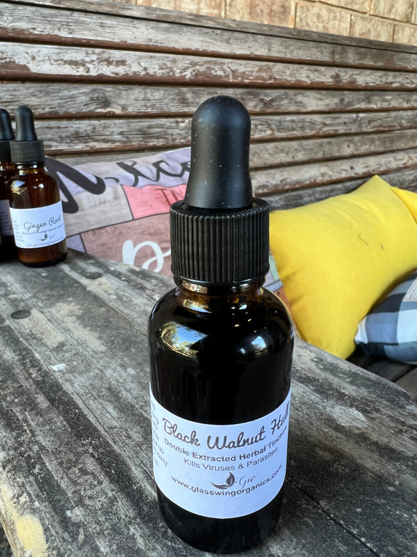 Double Extracted Black Walnut Hull Herbal Tincture image 0