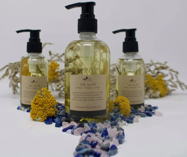 FULL MOON INTENTION MEDITATION & BATH OIL image 0