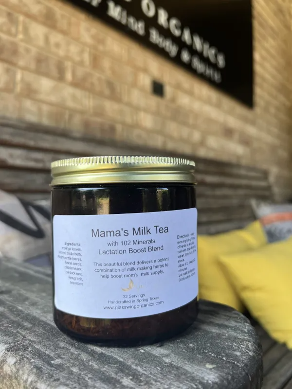 MAMA’S MILK TEA | WITH 102 MINERALS – GlassWing Organics