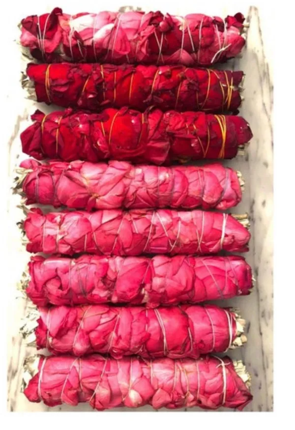 ROSE & SAGE SMUDGE STICK image 0